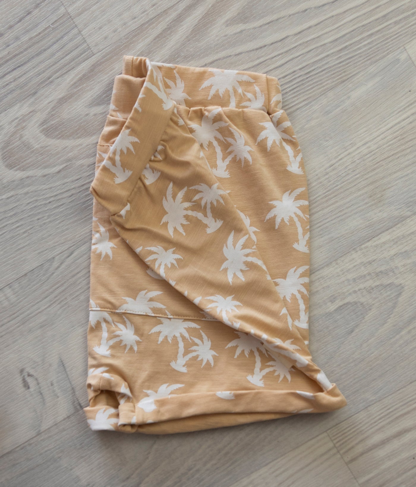 Palm Tree Cotton Shorts